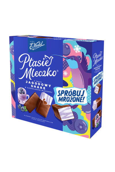 wedel Batoane E.Wedel, aroma de shake de zmeura, ciocolata cu lapte, 340g