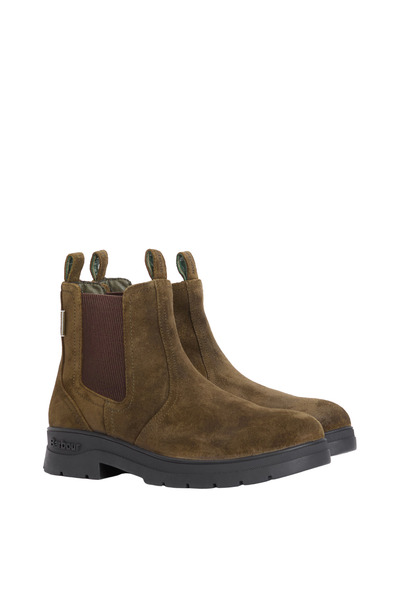 Barbour Turnbull Chelsea Bot OL77 Oiled Olive Suede