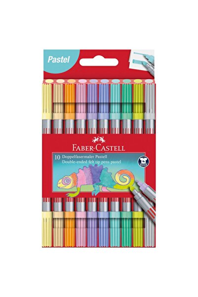 Faber Castell FABER-CASTELL CARIOCA 10 CULORI PASTELATE 2 VÂRFURI