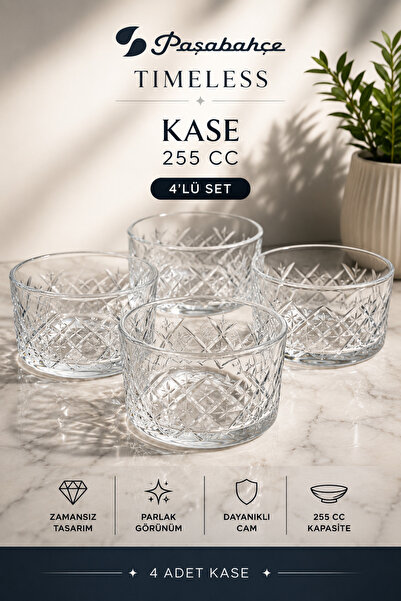 Paşabahçe 530040 Timeless Kase 255 Cc 4-Pack