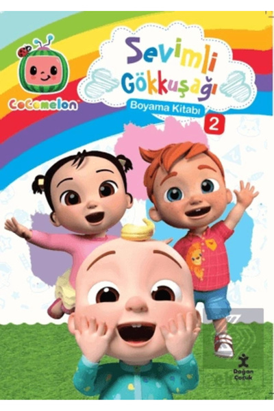 Doğan Egmont Yayıncılık Cocomelon Cute Rainbow Coloring Book 2