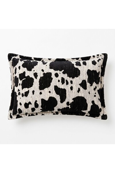 Lidoma Home "Cow" Dokulu Desenli Kırlent Kılıfı - 30x50