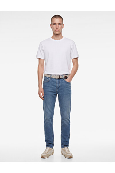 Koton Normal Bel Cepli Pamuklu Slim Fit Jean Pantolon - Brad Jean