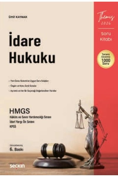 Seçkin Yayıncılık THEMIS – İdare Hukuku Soru Kitabı Ümit Kaymak