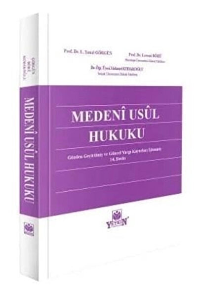 Yetkin Yayınları Medeni Usul Hukuku