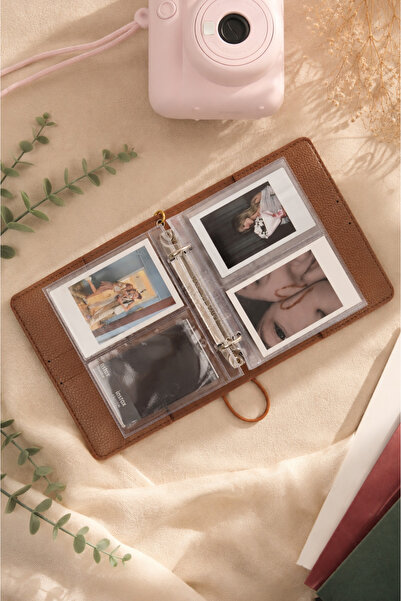 Mint Design Mini Fotoğraf Albümü - Instax Mini Uyumlu Halkalı Kpop Binder - C...