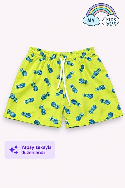 My Kids Wear Boy's Patterned Swim Shorts 3-16 Years 12412