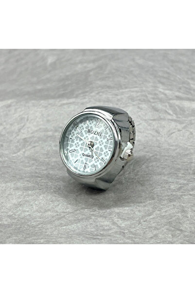 Choice White-steel Hot Selling Finger Watch Ring Creative Movement Fashion Ac...