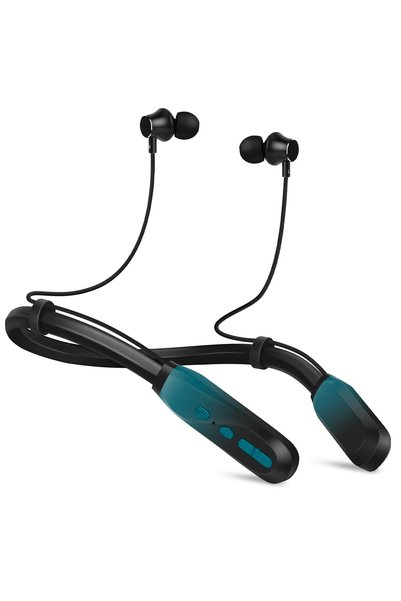 choice2 green Neckband Bluetooth 5.1 headphones I35, with built-in microphone...