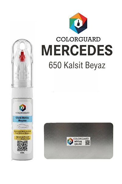 COLORGUARD Mercedes-Benz 650 Kalsit Beyaz İğneli ve Fırçalı Özel Tasarım Şişe...