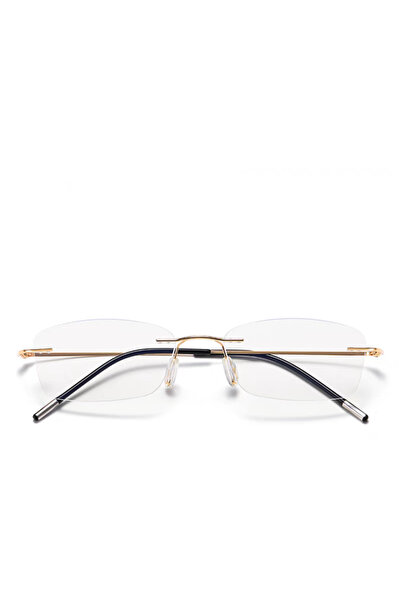 Choice +150 gold Anti Blue Light Men Reading Glasses Memory Titanium Rimless ...
