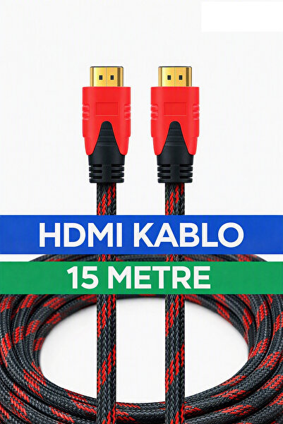 MAXGO 2143 15 Metre Hdmi Kablo 1.kalite 3d 4k Full Hd Hdmi Tv Uydu Alıcısı Ka...