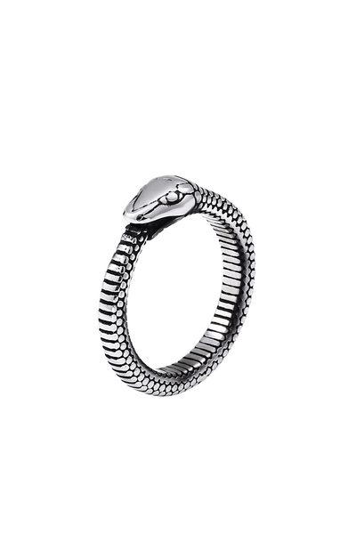 Choice4 7 Style A Vintage Simple Norse Viking Ouroboros Rings For Men Women S...