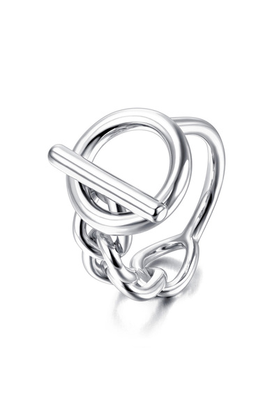 Choice 9 R23003P Lokaer Stainless Steel OT Style Geometric Abstract Fashion P...