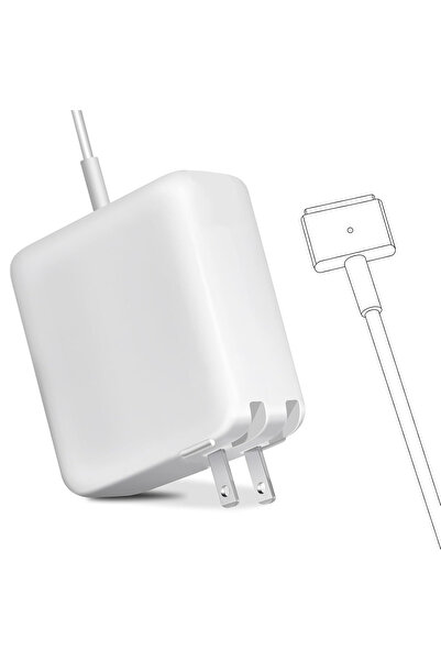Choice شاحن قابس الولايات المتحدة 45 وات متوافق مع جهاز MacBook Air Pro، شاحن...