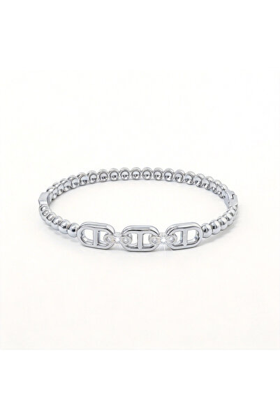 Choice1 Steel color 58-60mm Elegant Gold Color Snap Bracelet, Stainless Steel...