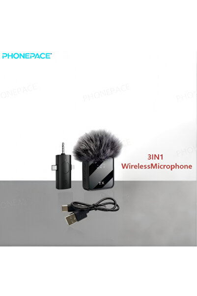 Choice1 1PC Lavalier Mic Wireless Lavalier Microphone Noise Cancelling Clip M...