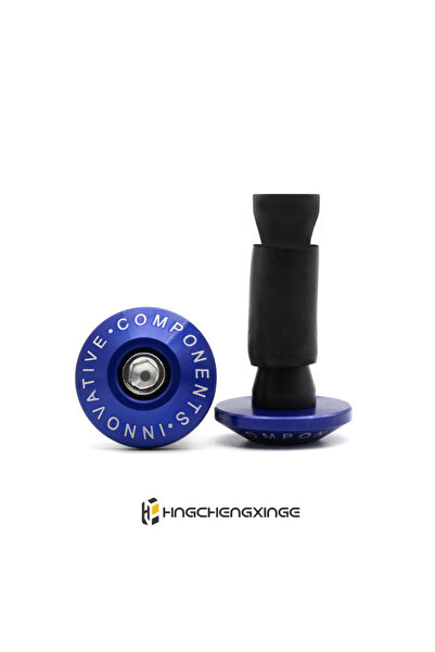 Choice3 blue Motorcycle Handle Bar End Weight Handlebar Grips Cap Universal M...