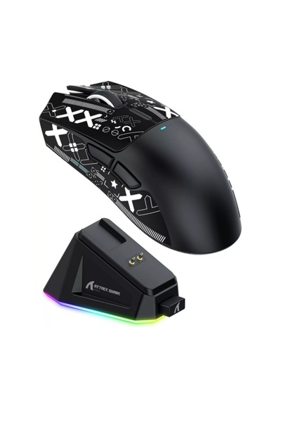 choice2 Black x11 ATTACK SHARK X11 Tri-Mode Wireless Gaming Mouse | RGB Magne...