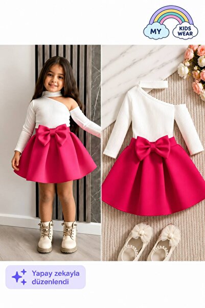 My Kids Wear Festive Girls' Top and Bottom Set