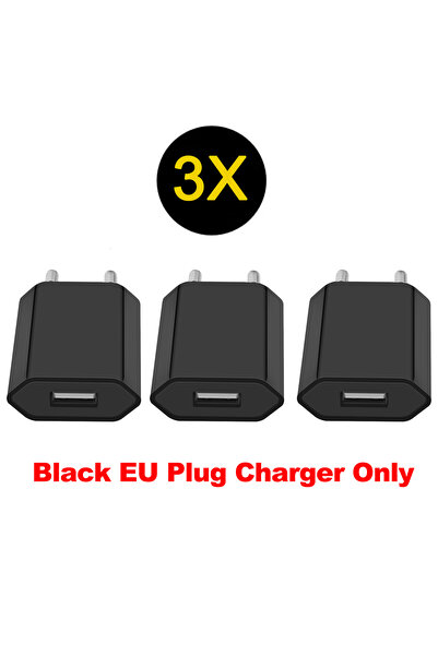 Choice 3 قطع (1/3/5 قطع) محول طاقة 1 أمبير 5 فولت، قابس أوروبي، محول USB محمو...