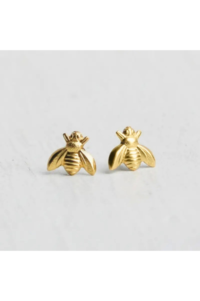 Choice E3285 Huitan Dainty Bee Stud Earrings for Women 4 Metal Colors Simple ...