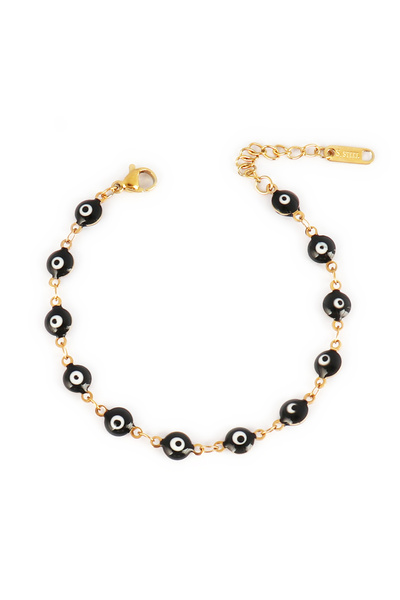 Choice A1271 316L Stainless Steel Enamel Turkish Evil Eye Bracelets For Women...