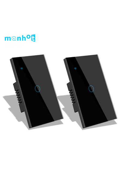 Choice3 US Standard 1Gang 2Way (Black) For Tuya WiFi US Smart Switch Stair Sw...