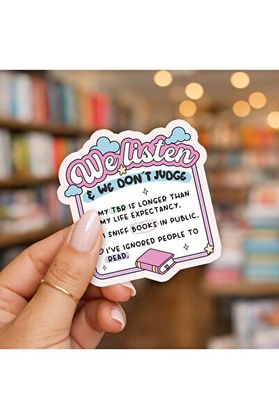 Flurina Studio Kitap Ayracı No:033 - We Listen We Don't Judge