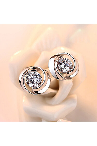 Choice E1336 Huitan Delicate Cubic Zirconia Earrings Lady's Daily Wearable Ac...
