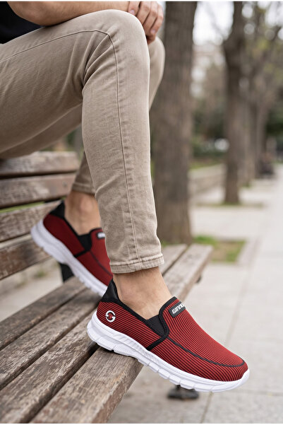 Riccon Czerwone czarne tenisówki unisex001204
