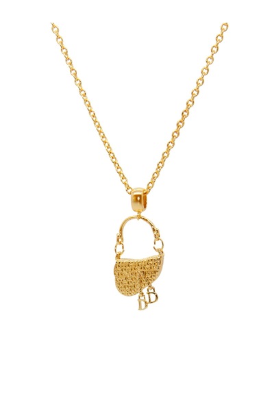 Choice1 Gold necklace Geometric Saddle Earrings Set, 925 Silver with Gold Ele...