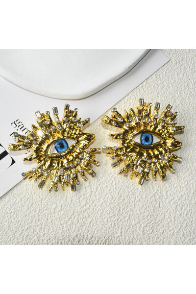 Choice1 Earrings Baroque Style Fashion Alloy Big Eyes Dangle Earrings For Wom...