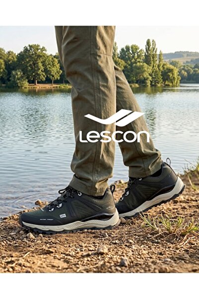 Lescon Safari Khaki Men's Waterproof Trekking Shoes / Khaki Multi-Colored / 2...