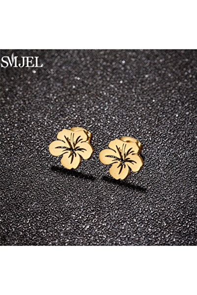 Choice GED707G Bohemia Vintage Cute Plum Blossom Earrings for Women Summer De...