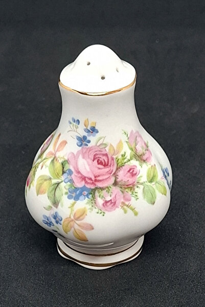 Royal Albert Moss Rose Antique Salt/Pepper Shaker 8X5 cm