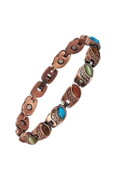 Choice4 MY-CS Women's Magnetic Bracelet, Colorful Stones Magnetic Bracelet fo...