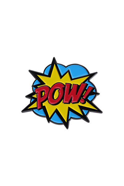 Choice QHXZ1569 دبابيس وشارات وبروشات مينا مخصصة بتصميم كرتوني كوميدي POW Exp...
