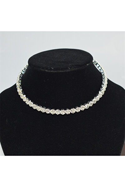 Choice Silver Plated Fashionable Elegant Rhinestone Charm Clavicle Chain Jewe...