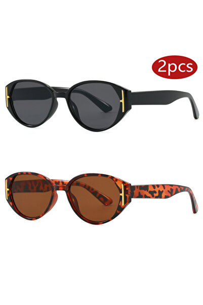 Choice3 2pcs z03a Protective Glasses 2pcs New Cat Eye Simple Sunglasses Women...