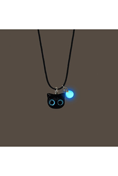 Choice NC24Y0717-1 Cute Cartoon Big Eye Cat Luminous Bracelets Glow In The Da...
