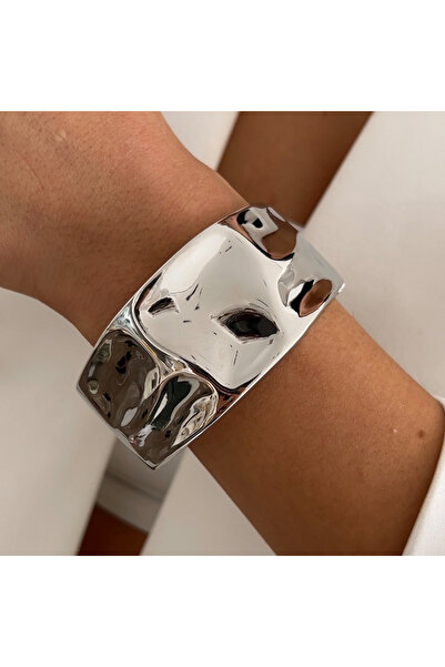 Choice3 E00K1BK02550Z Ingemark Exaggerated Punk Irregular Wide Cuff Bangle fo...