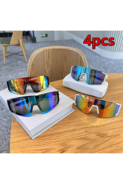 Choice12 4pcs z20 1/2pcs Cycling Sunglasses Women UV400 Sandproof Eye Protect...
