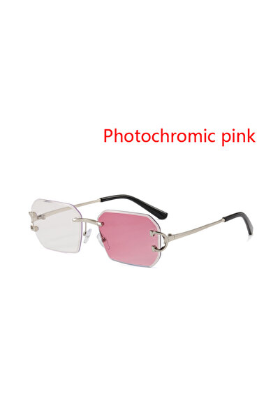 Choice1 silver change pink Photochromic Sunglasses Women Men Anti Blue Light ...