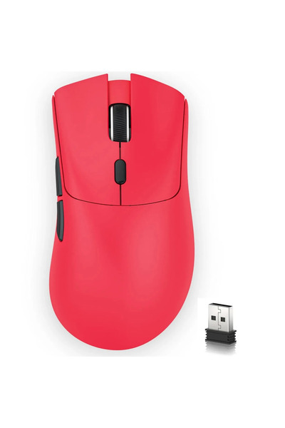 Choice11 ماوس لاسلكي R1 Red Original Brand ATTACK SHARK X11 مع مستشعر Paw3311...