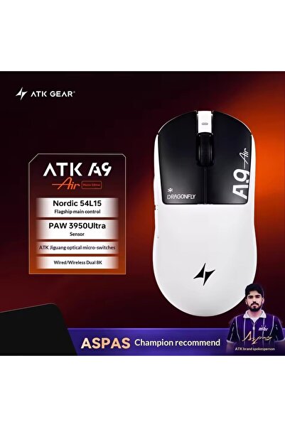 Choice10 A9 Air Luminous ATK A9 Air Ultimate Tri-Model Wireless Gaming Mouse ...