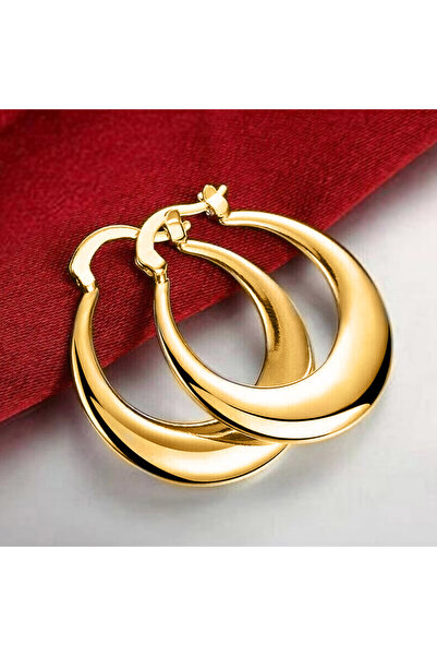 Choice E2415 Huitan Simple Metal Silver Color/Gold Color Hoop Earrings for Wo...