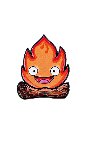 Choice 1 Cute Fire Enamel Pin Cartoon Brooch For Coat Funny Brooches Fashion ...