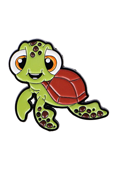 Choice 8 Cute Animal Enamel Pin Cartoon Fish Brooch For Coat JUST KEEP SWIMMI...