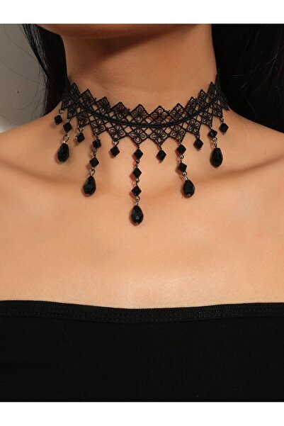 Choice Plated black gun 1 Px Ladies Gorgeous Black Lace Crystal Color Flower ...